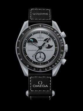 Swatch MoonSwatch Speedmaster in Black and Silver